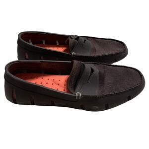 Swims Penny Loafers Chocolate Brown Men's Size 10 Water Shoes Waterproof Swim
